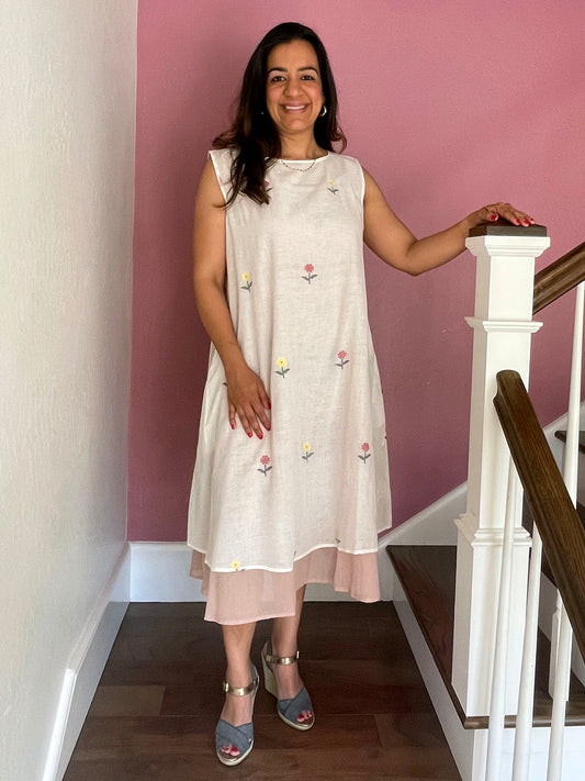 Sleeveless Double Layered