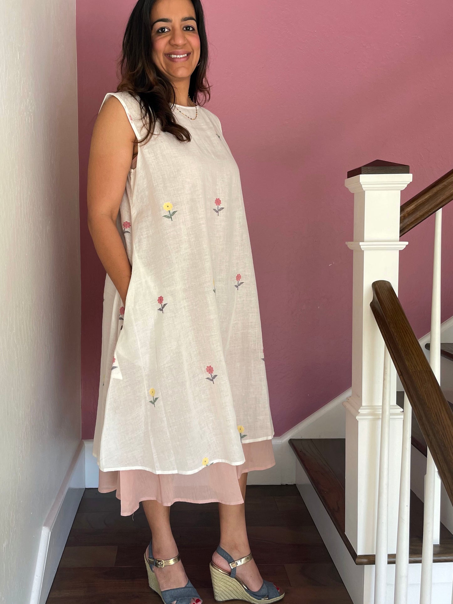 Sleeveless Double Layered